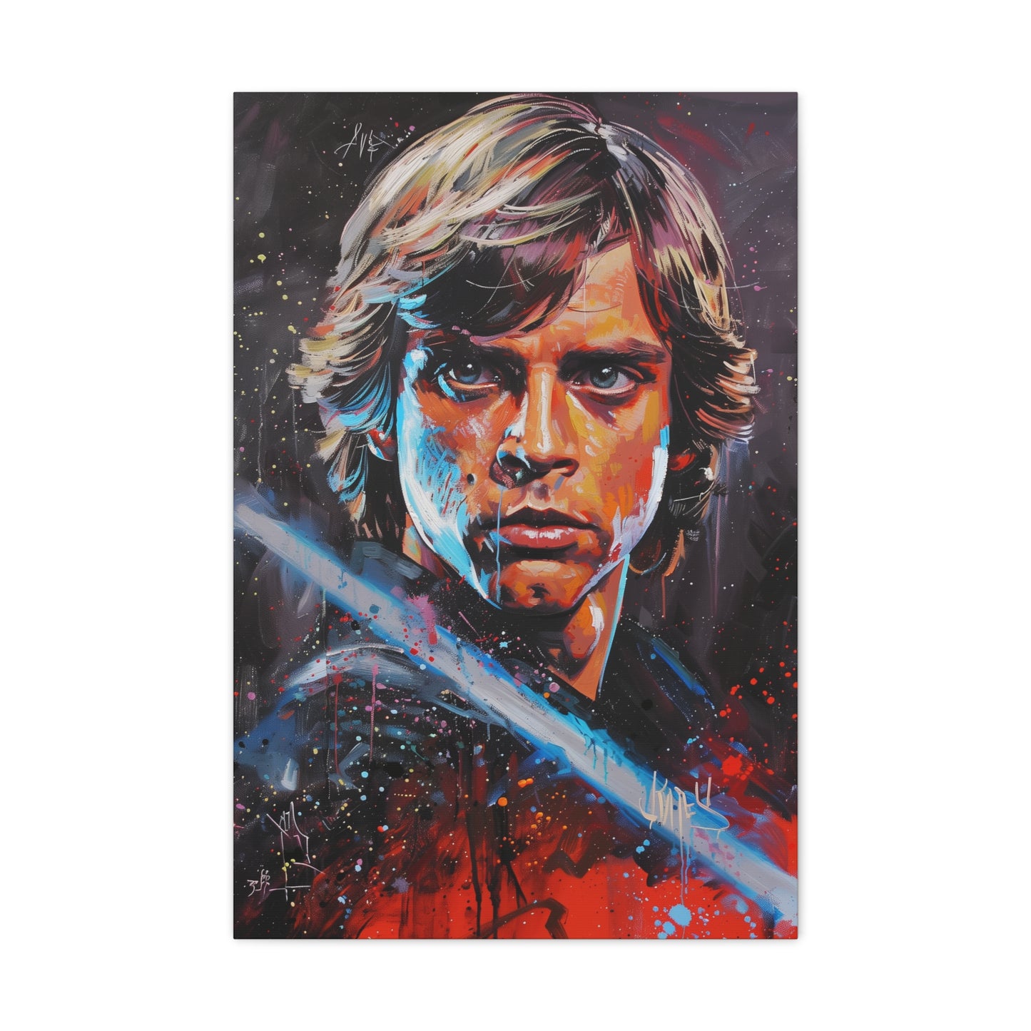 Lego Star Wars Luke Skywalker Canvas Print | Canvas | Art & Wall Decor, Canvas, Fall Picks, Hanging Hardware, Home & Living, Indoor, Top Spring Products, Valentine's Day promotion | Prints with Passion