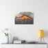 Cracked Planet with Lava Veins — Canvas Wall Art — Product Detail View 7