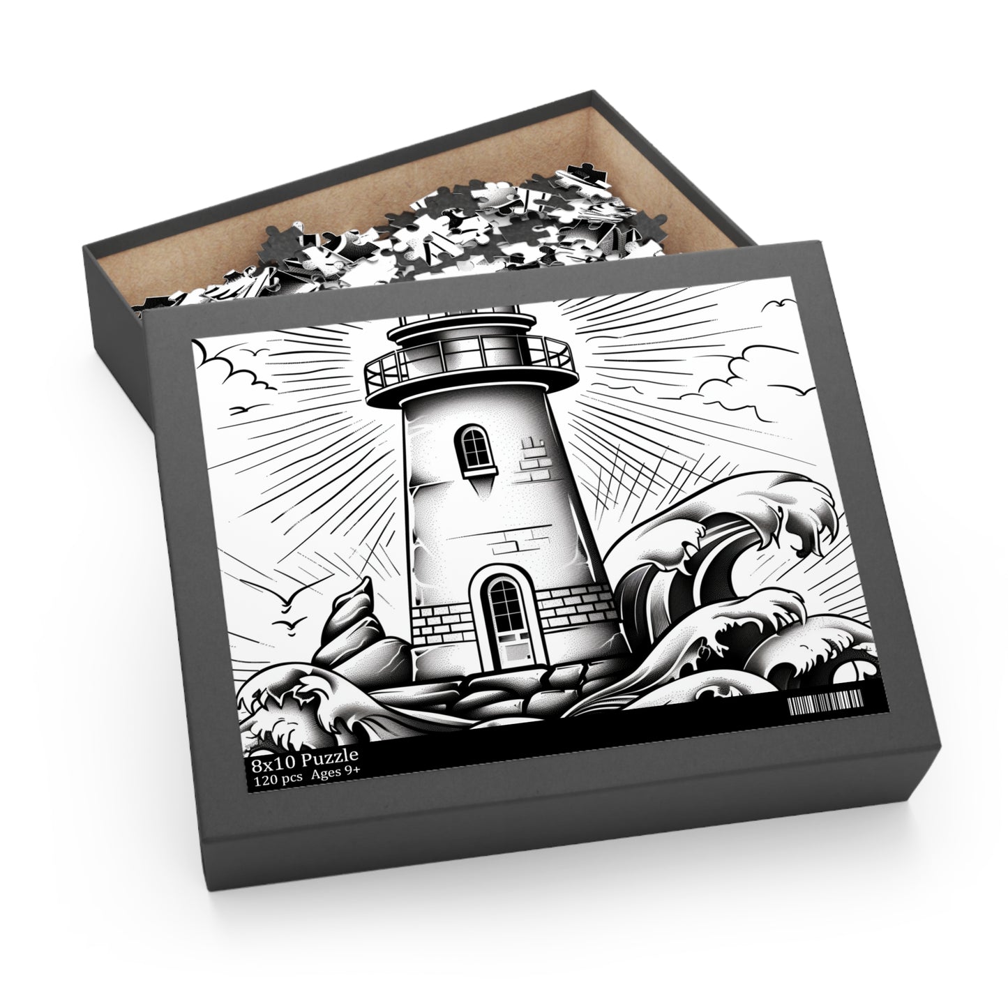 Coastal Beacon Jigsaw Puzzle | Puzzle | Back-to-School, Fall Picks, Games, Holiday Picks, Home & Living, Puzzles, TikTok, Valentine's Day, Valentine's Day Picks | Prints with Passion