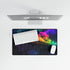 Ghostly Train Crossing Rainbow Bridge Gaming XXL Extended Desk Mat