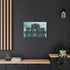 Epic Showdown on Floating Ruins — Canvas Wall Art — Product Detail View 8