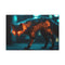 Cyber Fox with Glowing Circuitry — Canvas Wall Art — Front Gallery-Wrapped Canvas View