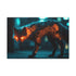 Cyber Fox with Glowing Circuitry — Canvas Wall Art — Front Gallery-Wrapped Canvas View