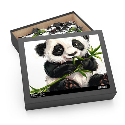 Panda Eating Bamboo Puzzle | Puzzle | Back-to-School, Fall Picks, Games, Holiday Picks, Home & Living, Puzzles, TikTok, Valentine's Day, Valentine's Day Picks | Prints with Passion