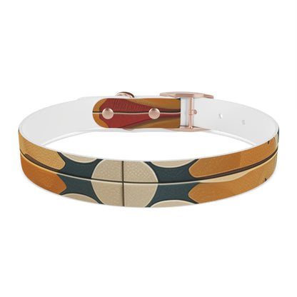 Tile Print Dog Collar: Handcrafted Chic Design