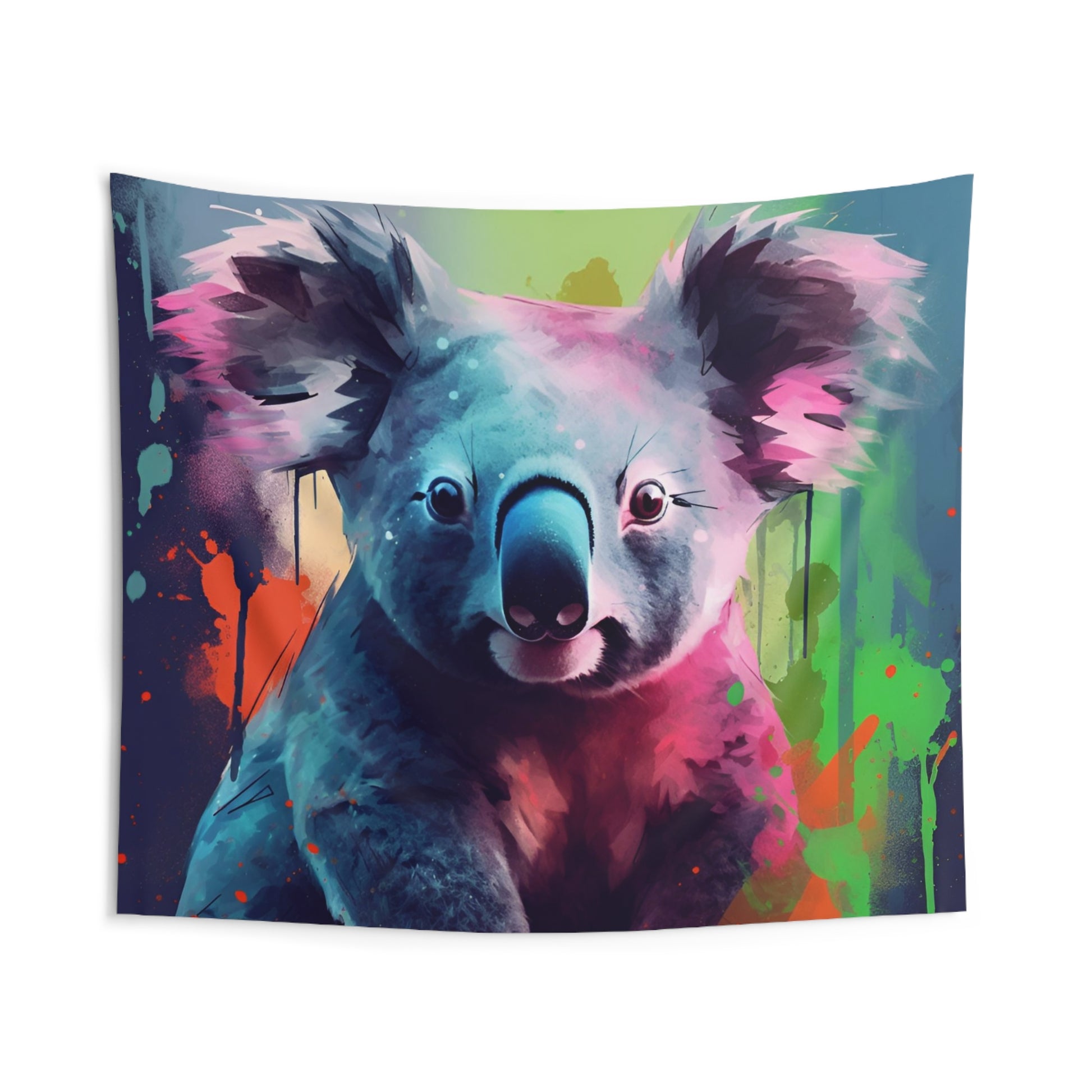 Kuddly Koala Haven Tapestry | Wall Tapestry | Accessories, All Over Print, AOP, Home & Living, Home Decor, Indoor, Tapestry | Prints with Passion