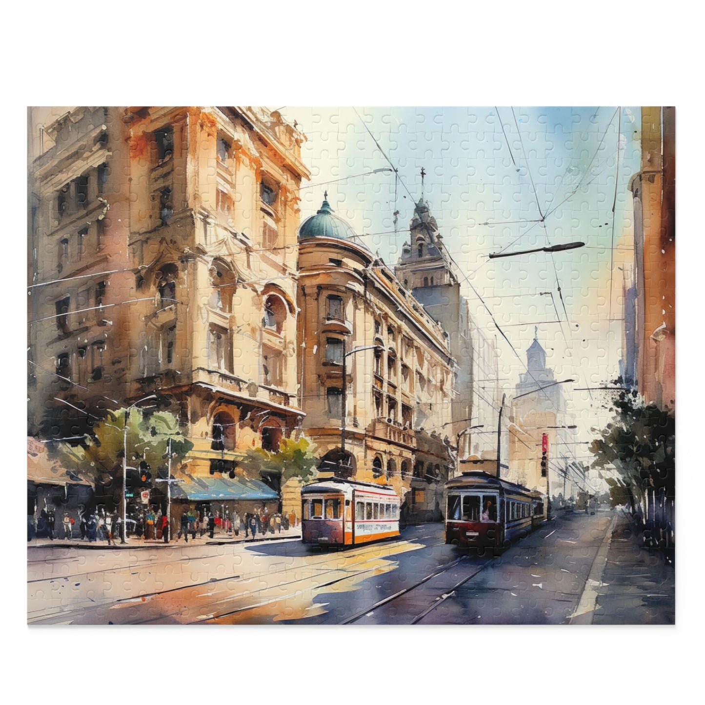 "Stunning Melbourne Skyline Jigsaw Puzzle - Perfect for Travel Lovers & Puzzle Enthusiasts"