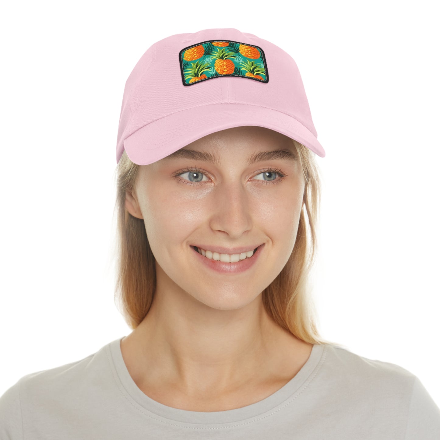 Tropical Twist Pineapple Print Cap