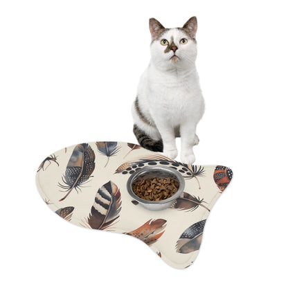 Chic Geometric Pet Feeding Mat