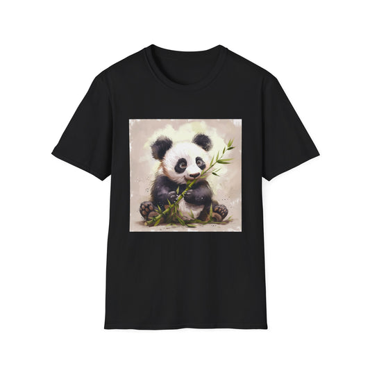 Bamboo Bliss: A Panda's Delightful Feast | T-Shirt | DTG, Men's Clothing, Regular fit, T-Shirts, Unisex, Women's Clothing | Prints with Passion