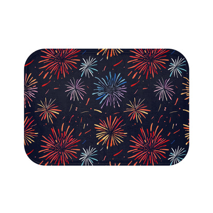 Fireworks Bliss Bath Mat | Bath Mats | Bath, Bathroom, Home & Living, Indoor, Sublimation | Prints with Passion