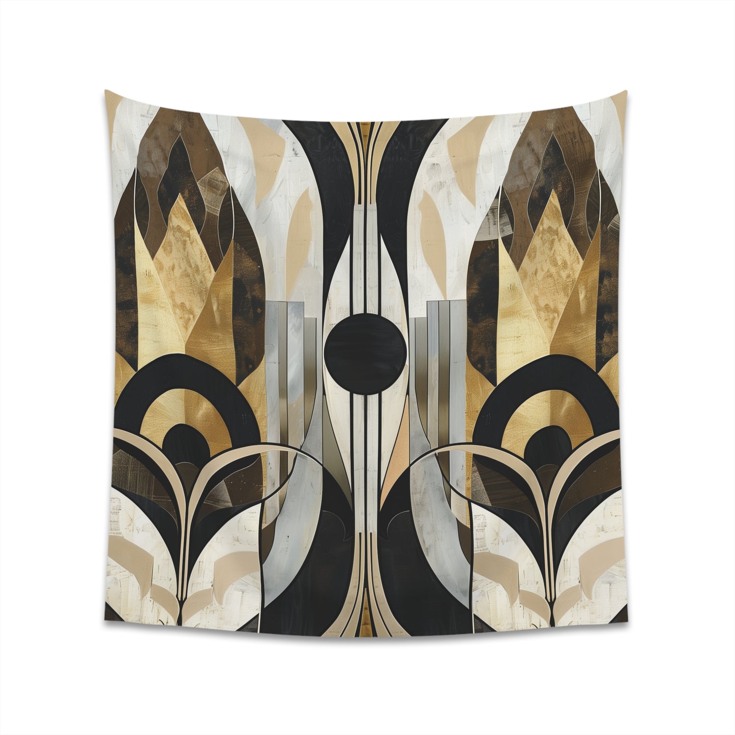 Abstract Art Deco Tapestry: Vintage Glamour for Home Decor - High-Quality, Stylish, All-Season, Perfect Gift - Available in 34" x 40" and 57" x 57" - Shop Now at BenCPrints