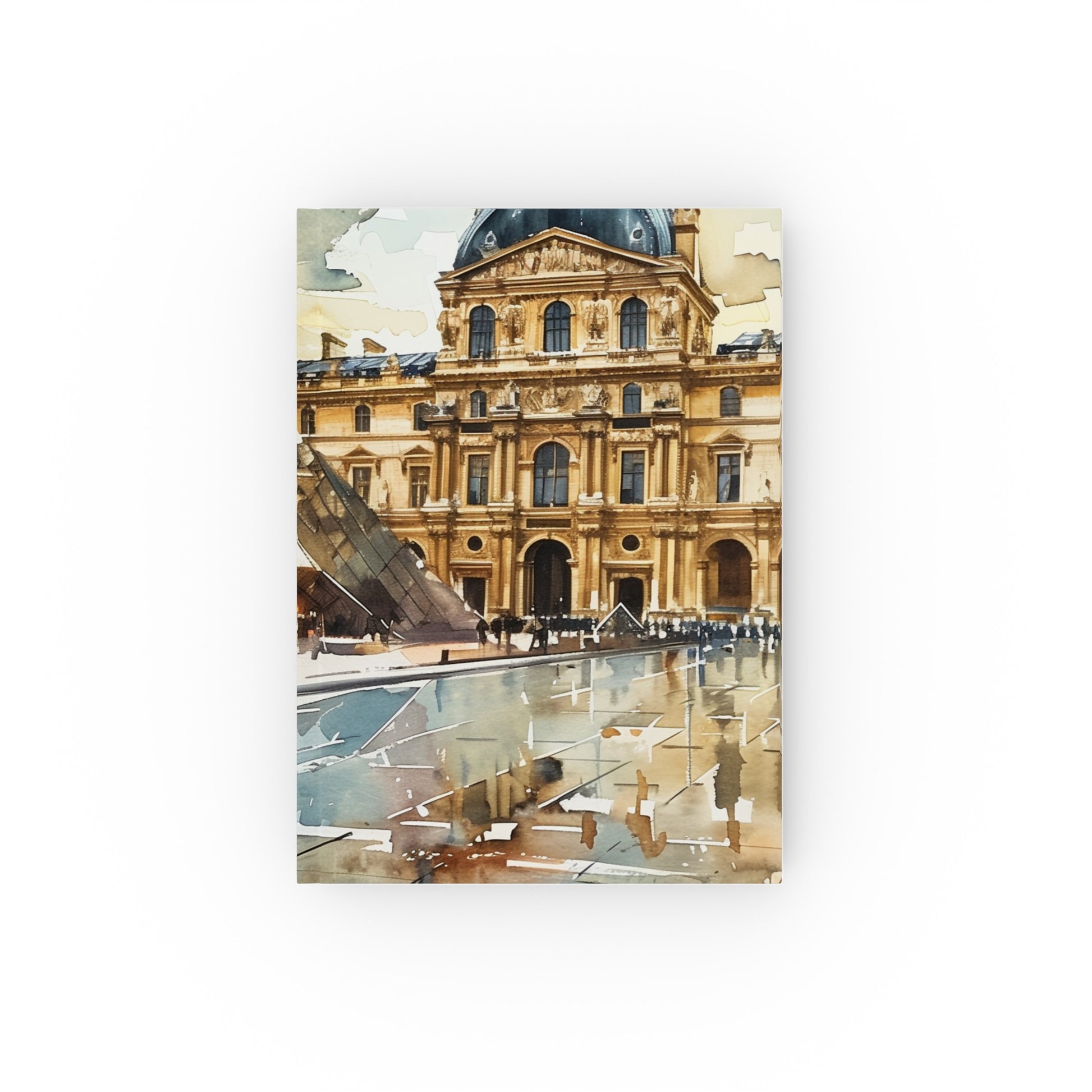 "Parisian Masterpieces: A Louvre Journal - Capture the artistry of the iconic museum with this stylish and versatile journal. Perfect for recording inspiration or gift-giving. Made with high-quality materials."