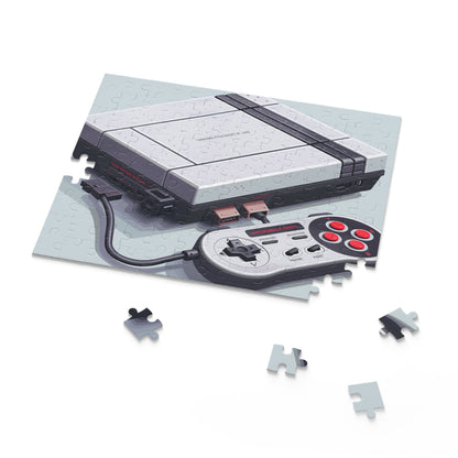 Pixel Art Console Jigsaw Puzzle - Retro gaming nostalgia in vibrant pixel art design, perfect for gamers and puzzle lovers.