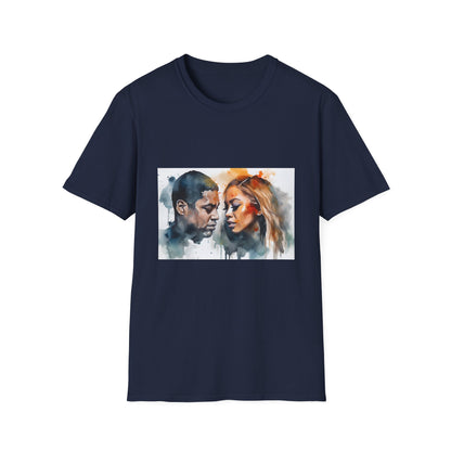 👑 Queen Bey & King Jay: A Watercolor Rhapsody of Love and Legacy