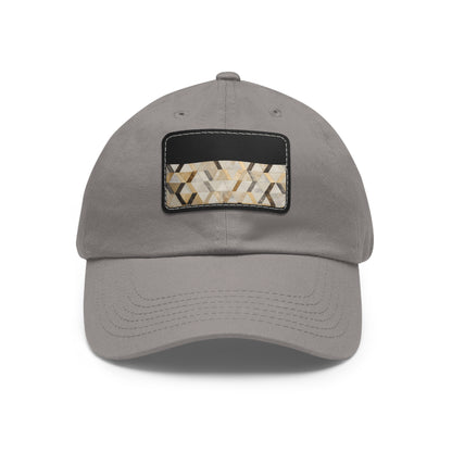 Golden Cream Kilim Chic Baseball Cap