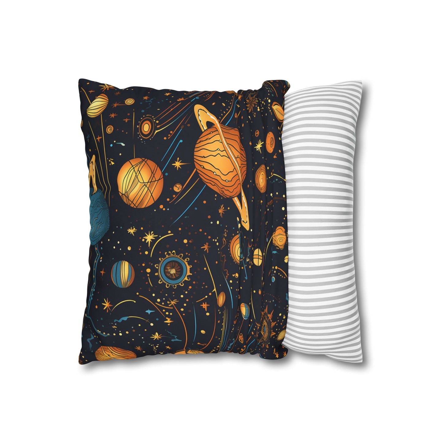 "Whimsical Celestial Dreamscape Pillowcase - High-quality, comfortable, and stylish. Sleep under the stars in style! Great gift for all seasons."