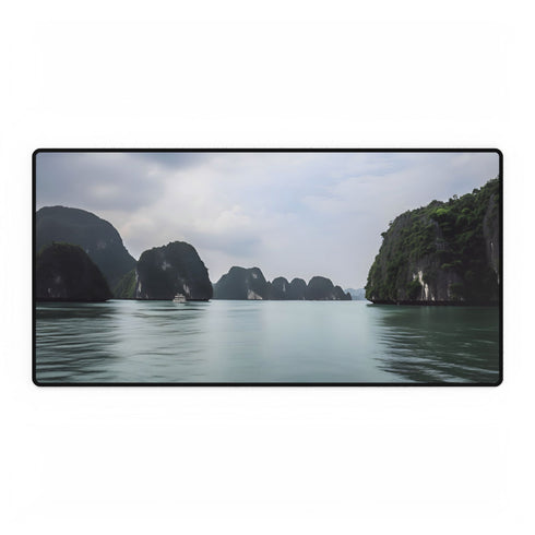 Ha Long Bay Emerald Limestone Islands XXL Extended Desk Mat - View 1 | Prints With Passion