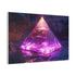 Pyramid Glowing with Magnetic Field — Canvas Wall Art — Product Detail View 6