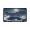 Frozen Exoplanet Crater Lake Sci-Fi Gaming XXL Extended Desk Mat - View 2 | Prints With Passion