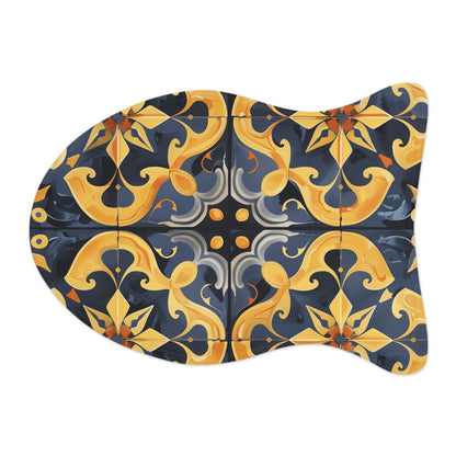 Artisan Tile Pet Feeding Mat: Chic & Functional Design