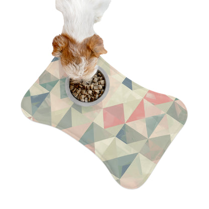 Chic Geometric Pet Feeding Mat