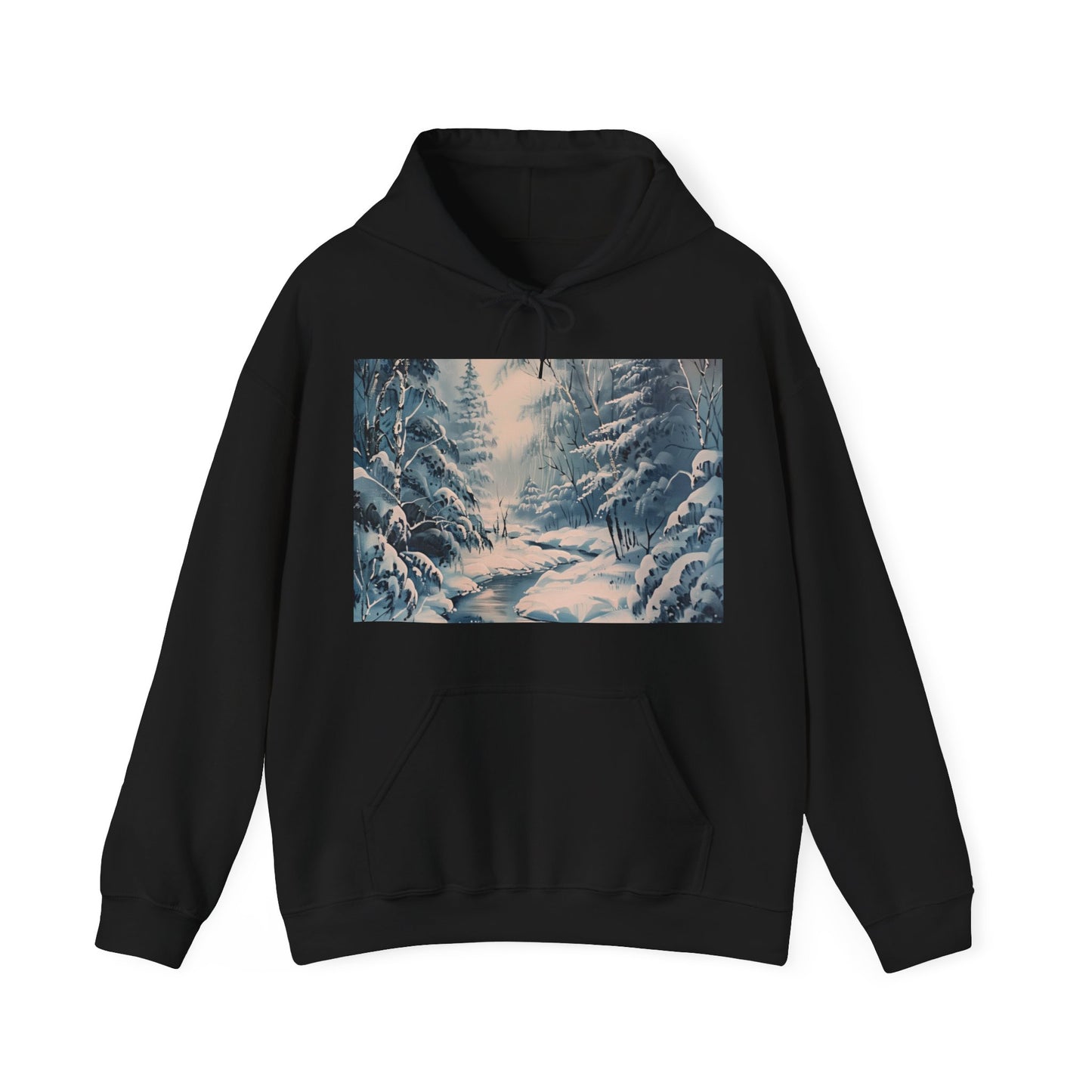 Winter Serene Hoodie | Hoodies | DTG, Hoodies, Men's Clothing, Regular fit, Unisex, Women's Clothing | Prints with Passion