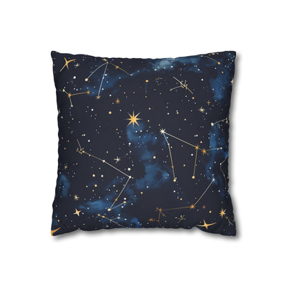 "Starry Night Pillowcase - Constellation Stars seamless pattern for dreamy galaxy bedroom decor"