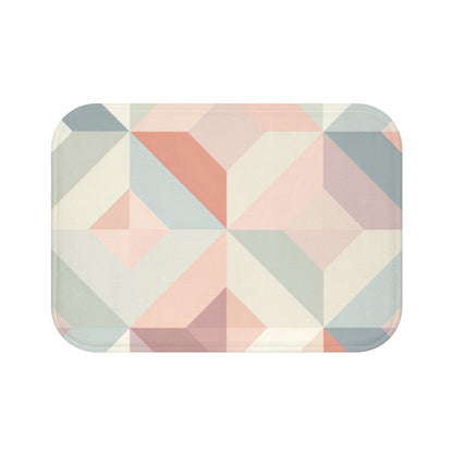 Pastel Geometrics Bath Mat | Bath Mats | Bath, Bathroom, Home & Living, Indoor, Sublimation | Prints with Passion