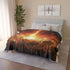 Solar Sword Shattering the Sky Plush Fleece Throw Blanket