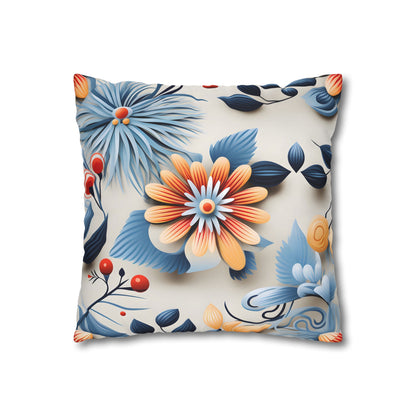 Vintage Floral Pillowcase - Elegant and Timeless Design, High-Quality Material, Perfect for All Seasons, Makes a Great Gift.