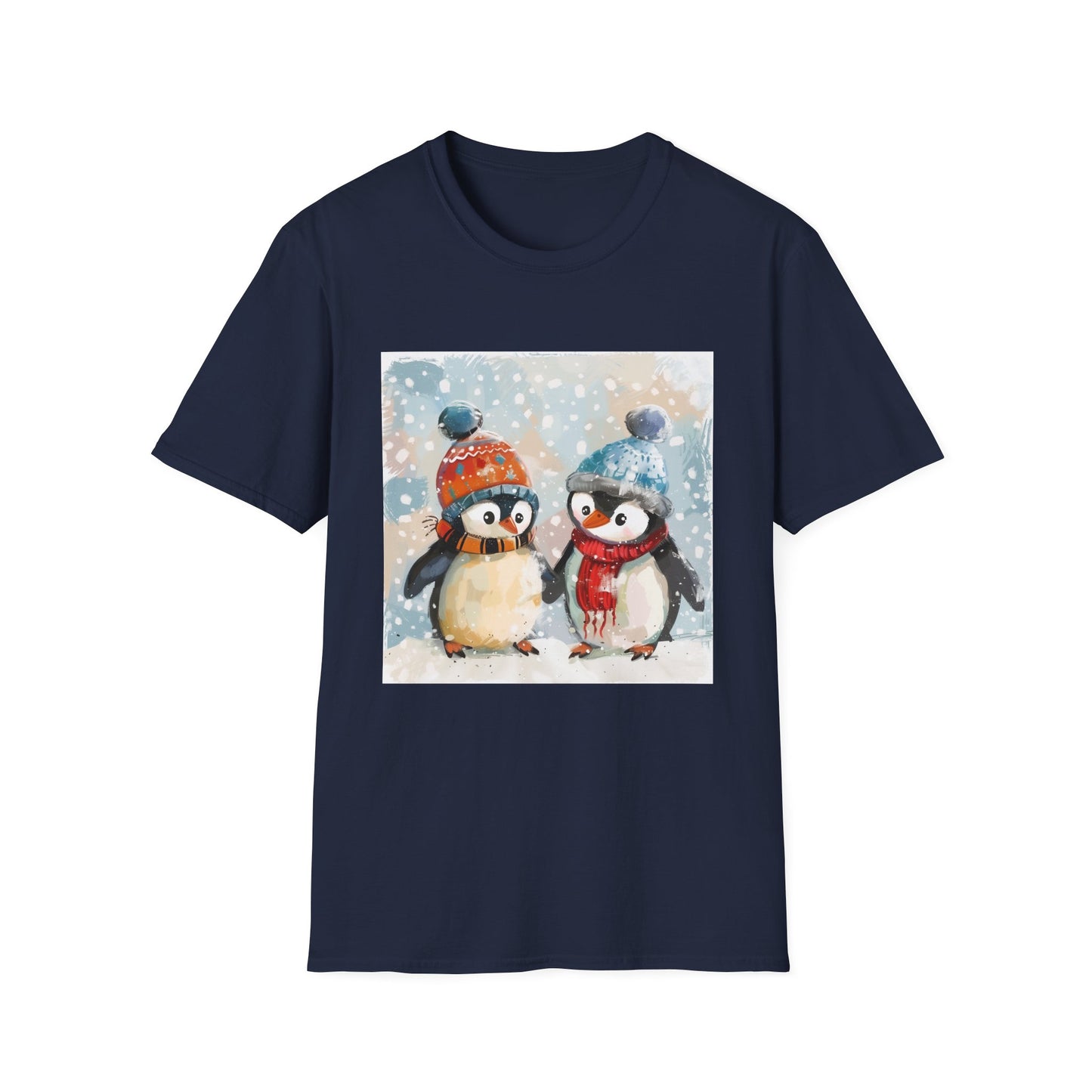 Waddle in Style: Penguins with Winter Flair