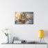 Steampunk Airship Sailing Through Clouds — Canvas Wall Art — Product Detail View 7