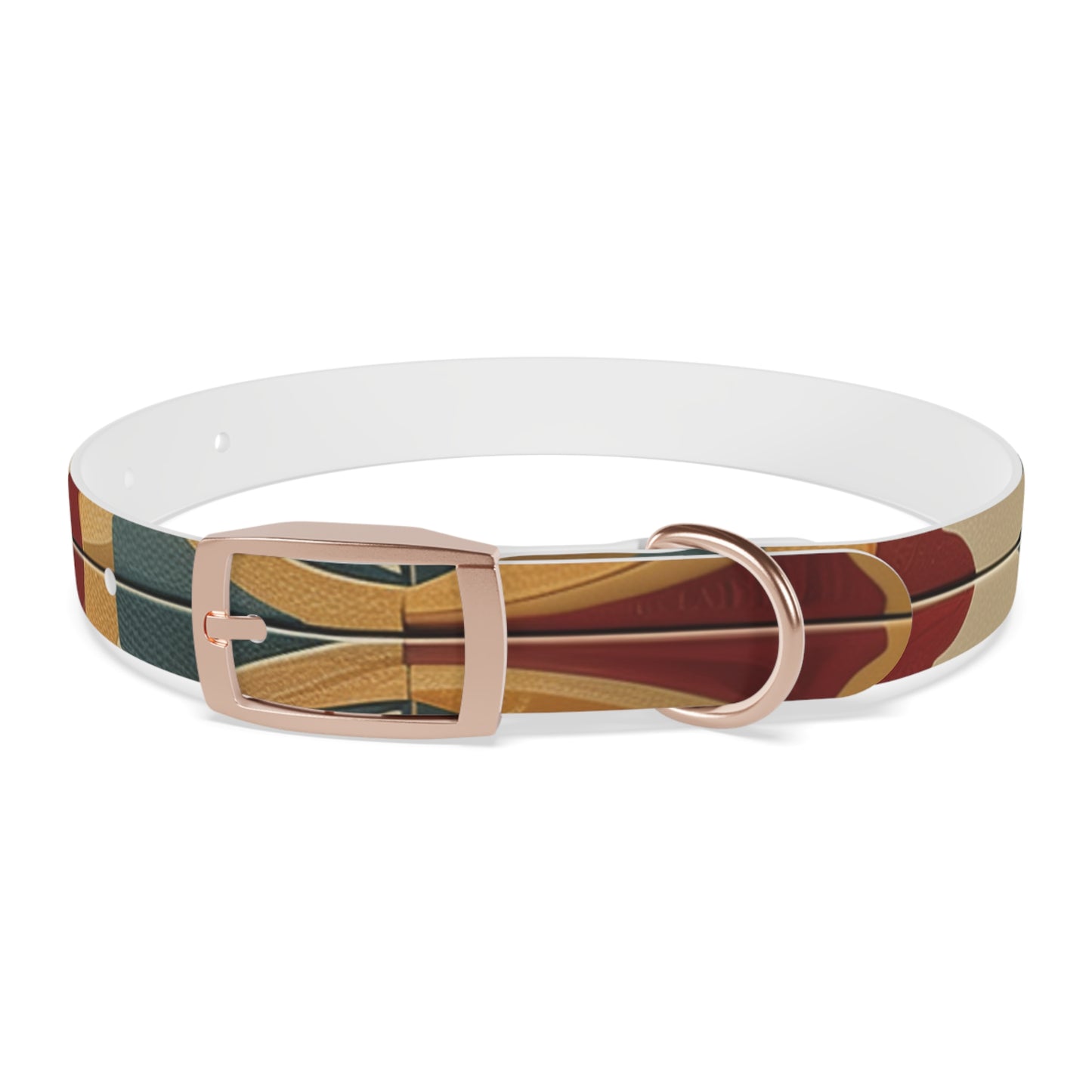 Tile Print Dog Collar: Handcrafted Chic Design