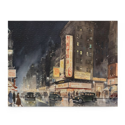 1920s New York skyline jigsaw puzzle - step into the past with this detailed and nostalgic puzzle.