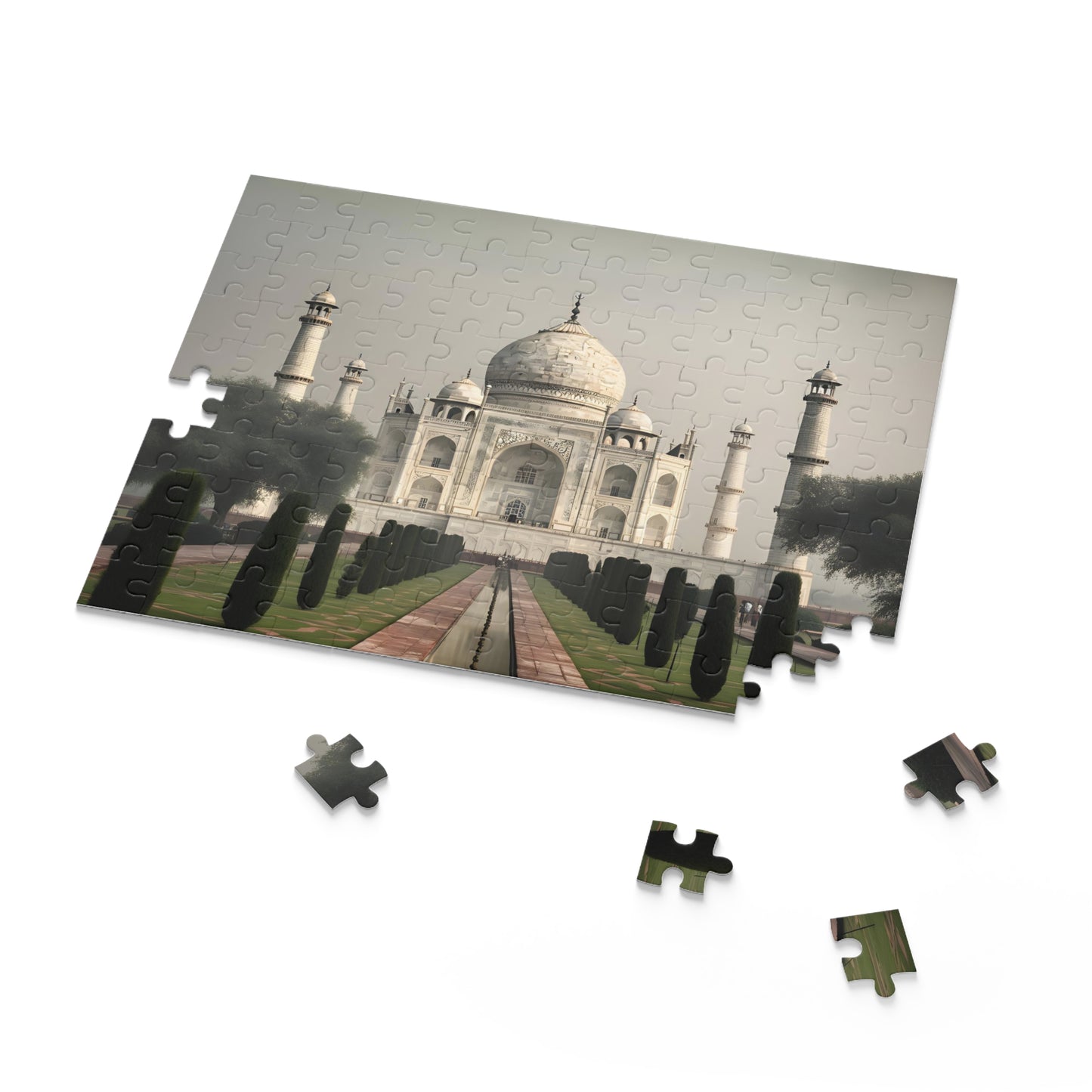 Taj Mahal Ivory Jigsaw Puzzle