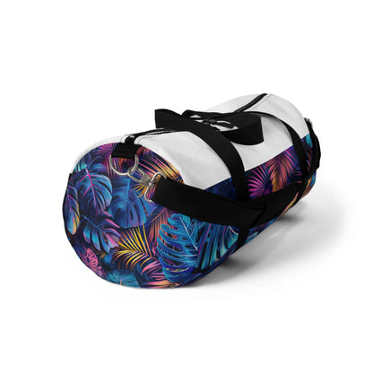 Neon Palm Leaf Duffel Bag