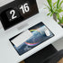 Surreal Dream Bubble Drifting Over Earth — XL & XXL Desk Mat — Product Detail View 7