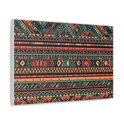 Vintage Aztec Canvas Print