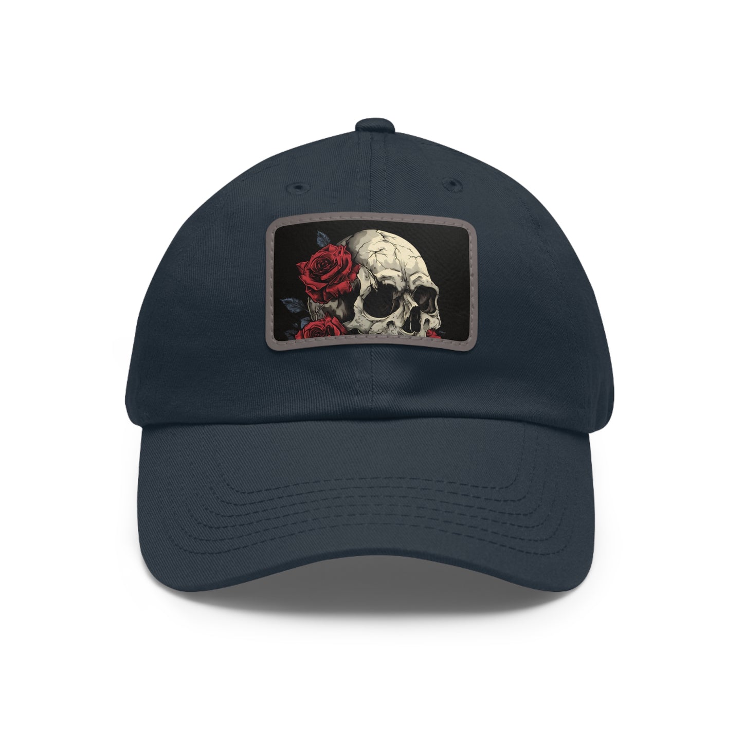 Midnight Bloom Gothic Skull Cap