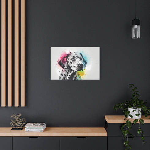 Cute Dalmatian — Canvas Wall Art — Product Detail View 8