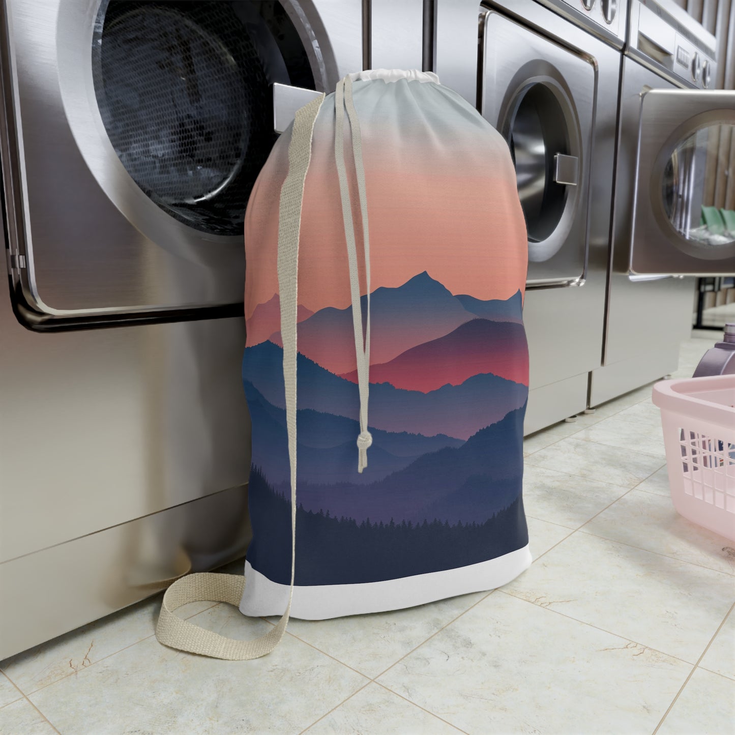 Mountainscape Laundry Bag | Home Decor | Accessories, All Over Print, AOP, Bags, Laundry, Sublimation | Prints with Passion