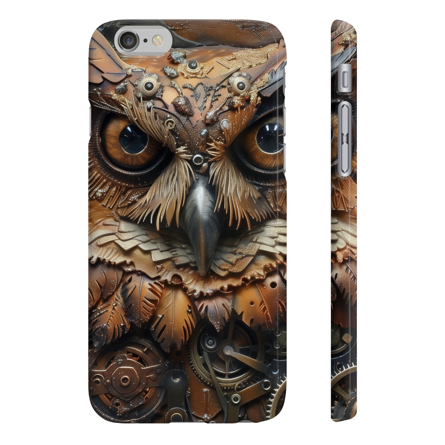 Owl of Time: Steampunk Companion Phone Case | Phone Case | Accessories, Glossy, iPhone Cases, Matte, Phone Cases, Samsung Cases, Slim | Prints with Passion