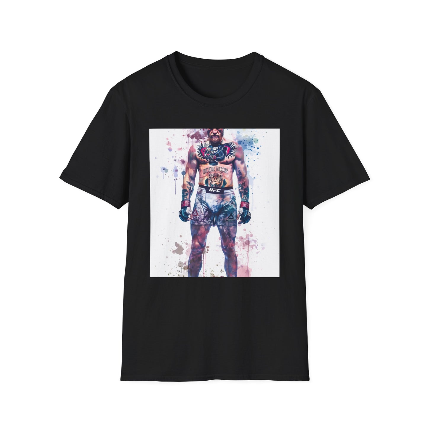 The Notorious Unleashed: A Watercolor Tribute to McGregor's Fury | T-Shirt | DTG, Hoodies, Men's Clothing, Regular fit, Unisex, Women's Clothing | Prints with Passion