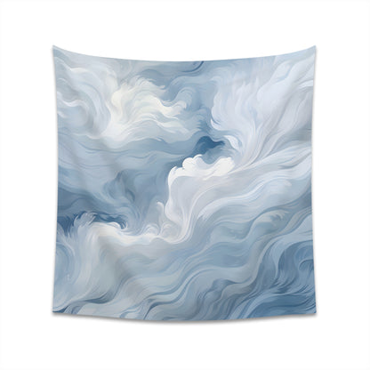 Dreamy Hues: Soft Line Tapestry - Peaceful, Elegant Design for Serene Atmosphere