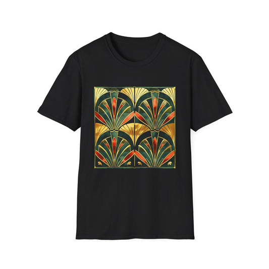 Geometric Elegance: A Symphony of Art Deco Patterns | T-Shirt | DTG, Men's Clothing, Regular fit, T-Shirts, Unisex, Women's Clothing | Prints with Passion