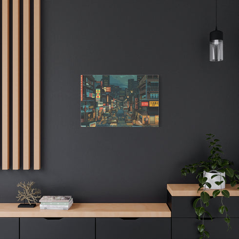 80s Retro 8-Bit Arcade Pixels — Canvas Wall Art — Product Detail View 8