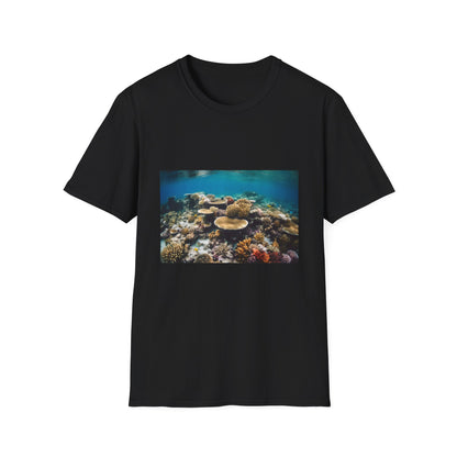 Symphony of Colors Beneath the Waves | T-Shirt | Cotton, Crew neck, DTG, Men's Clothing, Neck Labels, Regular fit, T-shirts, Women's Clothing | Prints with Passion