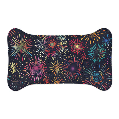 Fireworks Fiesta Pet Feeding Mat