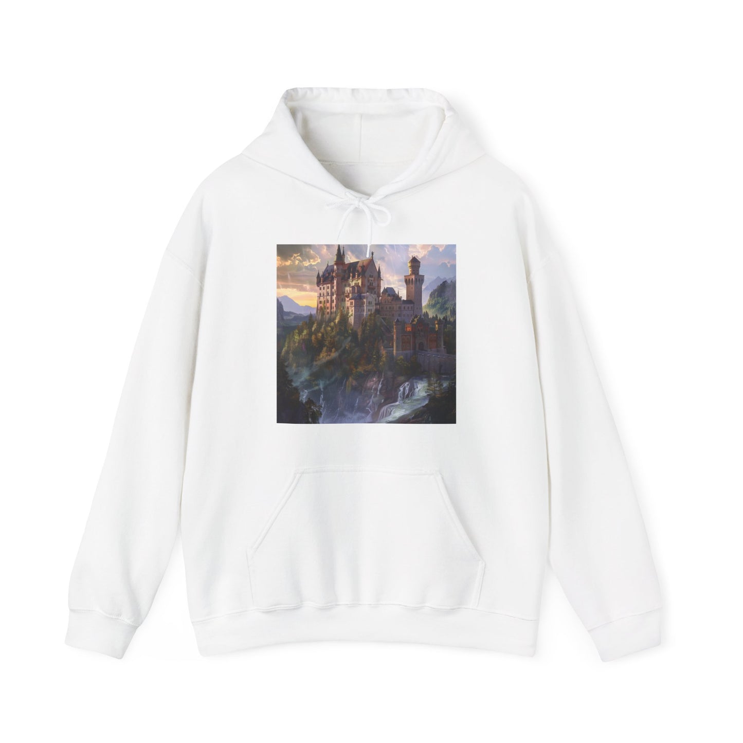 Towering Dreams: Mystical Castle Fantasy Hoodie